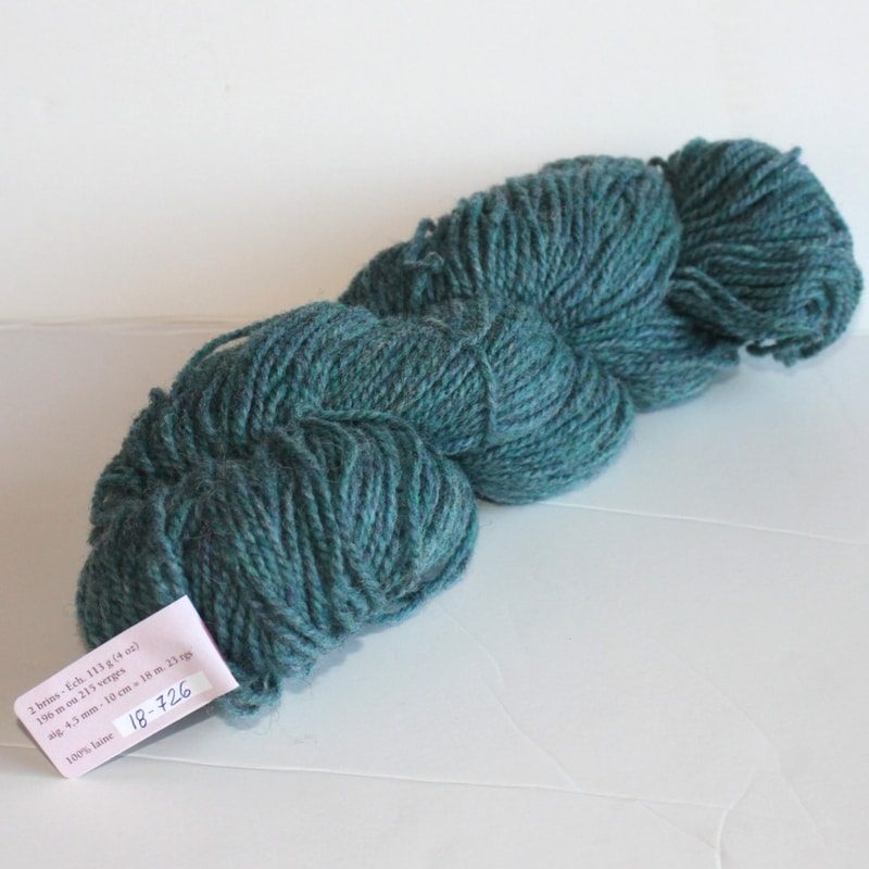 Laines douceur - 100% laine #18 - Gris-vert