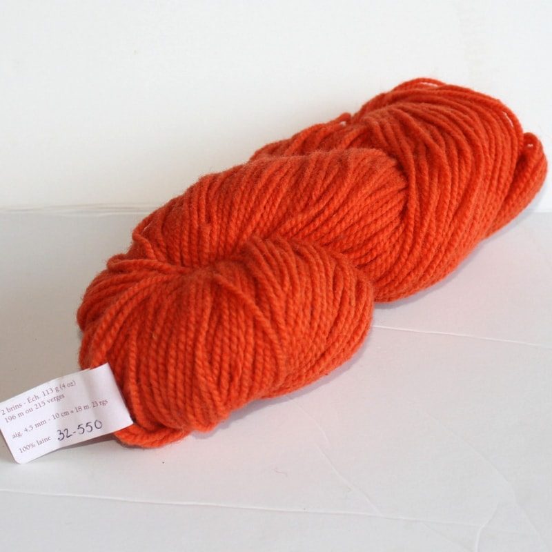 Laines douceur - 100% laine #32 - Orange