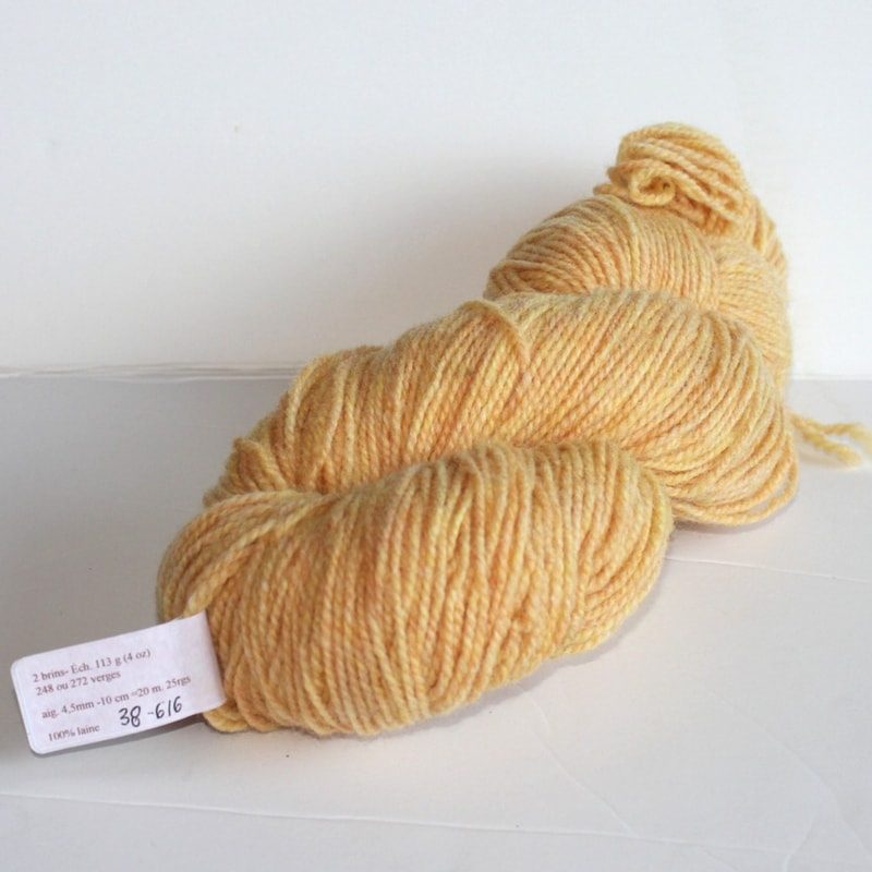 Laines douceur - 100% laine #38 - Jaune soleil