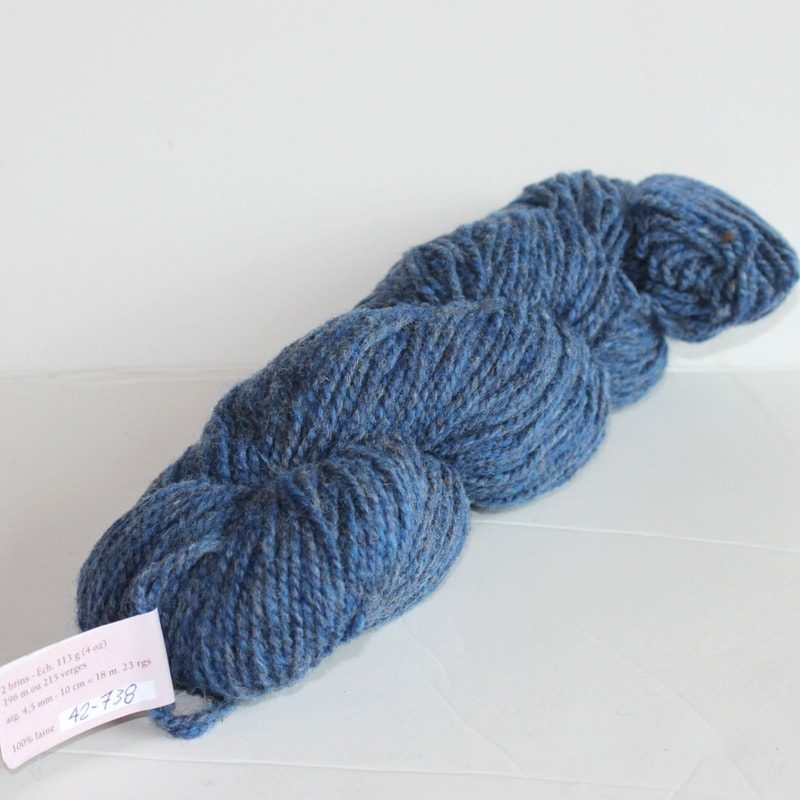 Laines douceur - 100% laine #42 - Bleu de mer