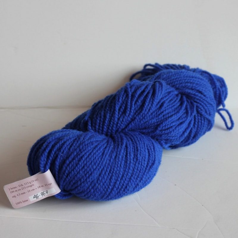 Laines douceur - 100% laine #46 - Bleu cobalt