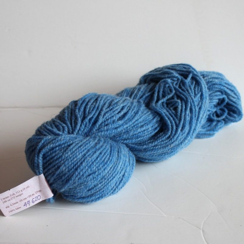 Laines douceur - 100% laine #49 - Bleu azur