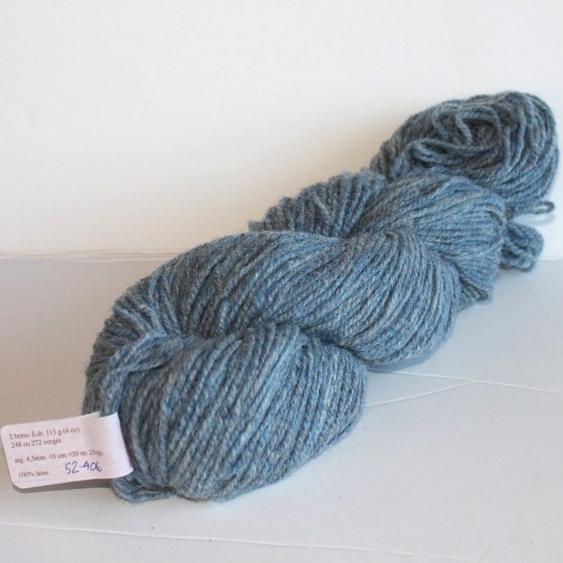 Laines douceur - 100% laine #52 - Bleu horizon