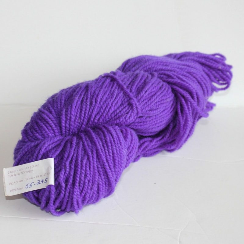 Laines douceur - 100% laine #55 - Violet