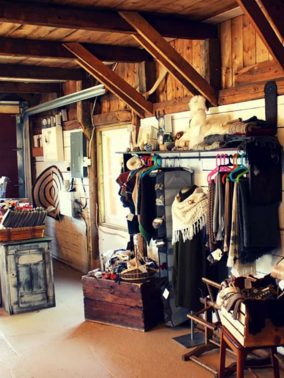 Intérieur de la boutique