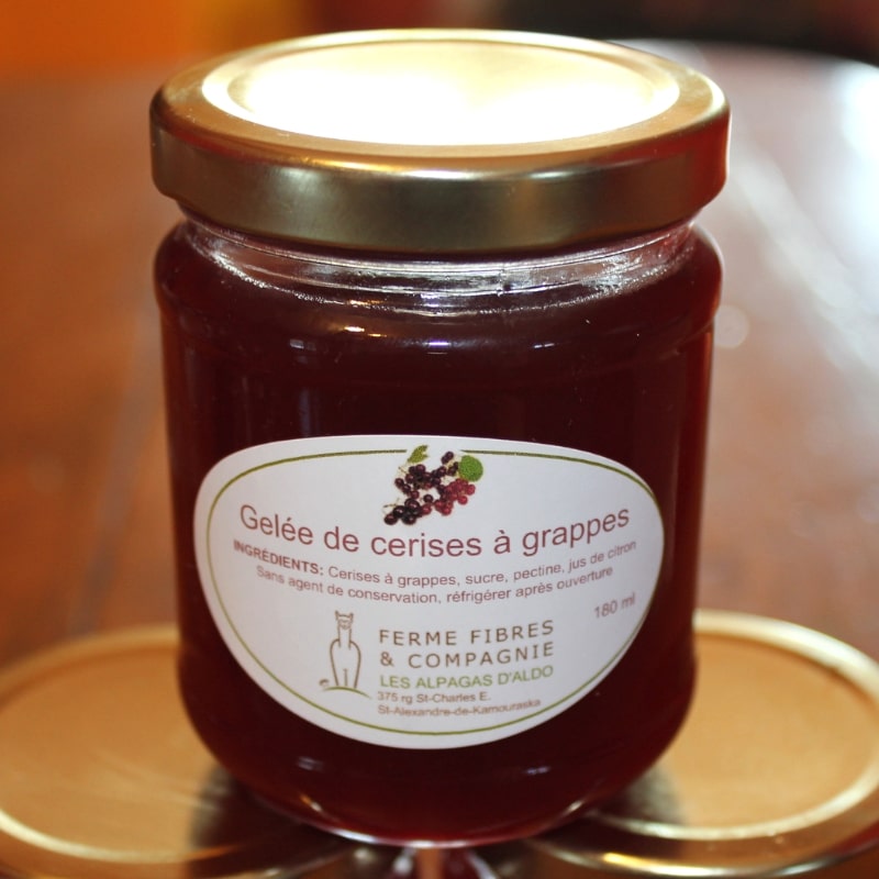 Gelée cerises à grappes